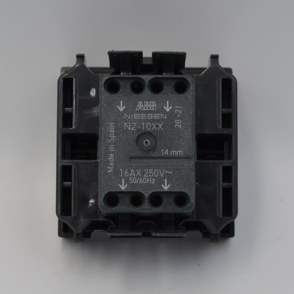 Выключатель одноклавишный ZENIt промежуточный Антрацит (2CLA221000N1801) - фото 5