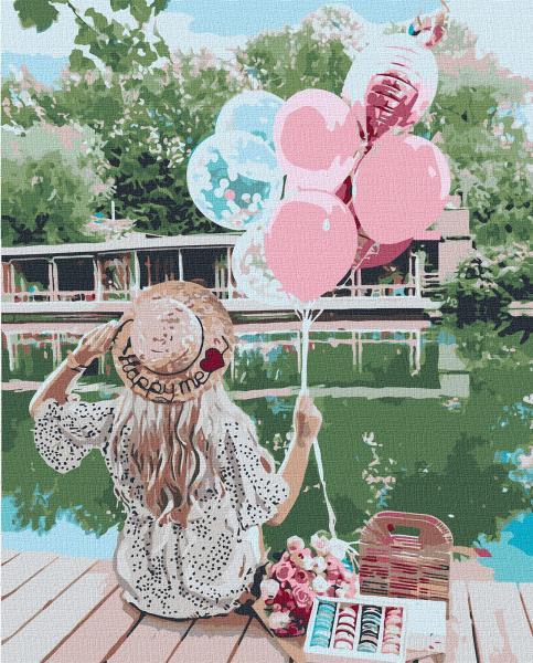 Картина по номерам Идейка Уикенд за городом 40х50 см в термопакете (KHO4779)