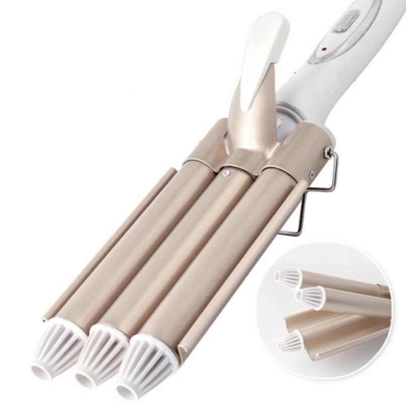 Плойка для волосся Gemei GM 1988-25 3-хвилі з керамічним покриттям 45 Вт (2390000040) - фото 11