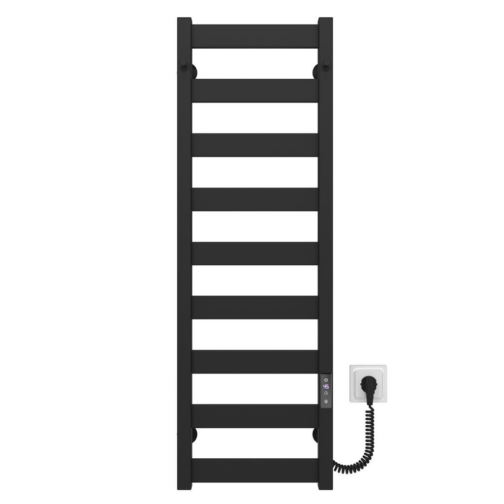 Полотенцесушитель электрический HeatPro Olivia P9 углеродная сталь правостороннее подключение 1000x400 мм Черный (BH-OL10004009EBR)