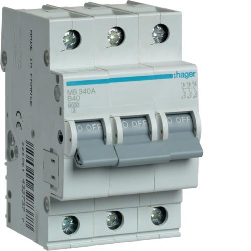 ᐉ Вводный автомат Hager трехполюсный 40 А выключатель автоматический ...