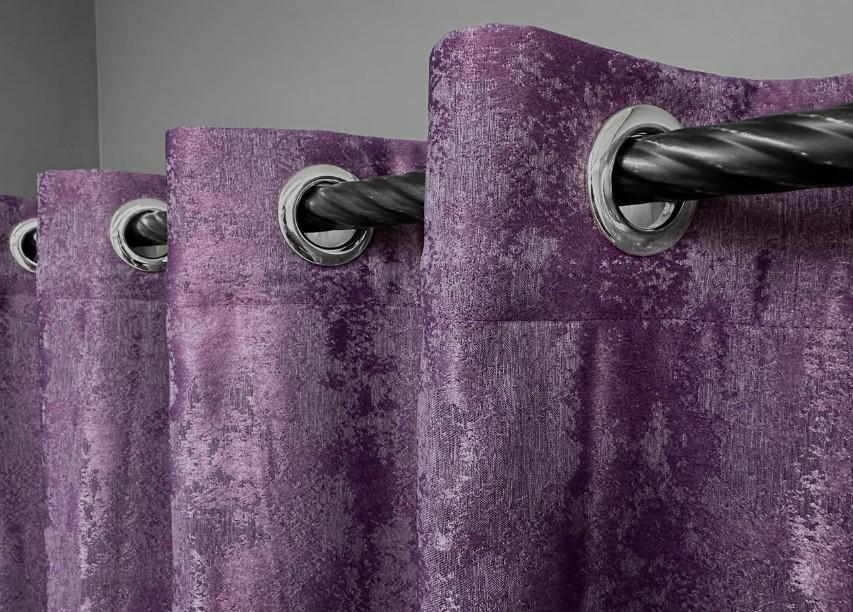 Комплект штор на люверсах Sultan YL жаккард 1,5х2,5 м 2 шт. Фиолетовый (1547ш 37-0255) - фото 7 Комплект штор на люверсах Sultan YL жаккард 1,5х2,5 м 2 шт. Фиолетовый (1547ш 37-0255) - фото 7
