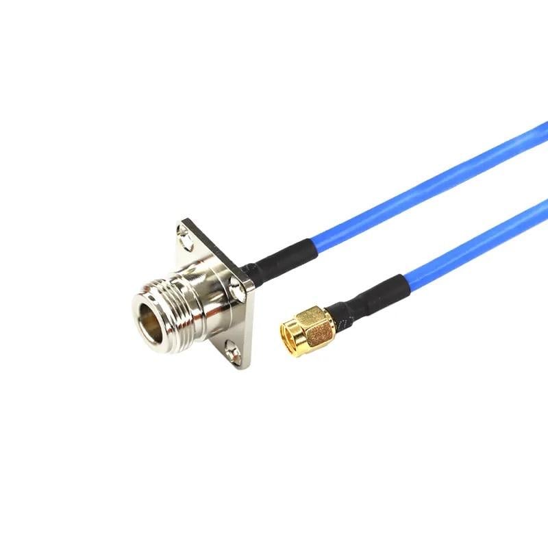 Переходник SMA-Male to N-Female с кабелем RG402 под монтаж пигтейл-удлинитель для РЕБ20 см (00-00026391)
