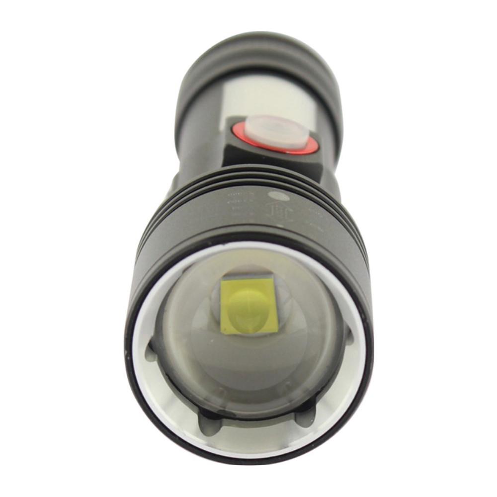Фонарь ручной Quantum Adept 10W LED zoom/COB с USB (QM-FL1031) - фото 3