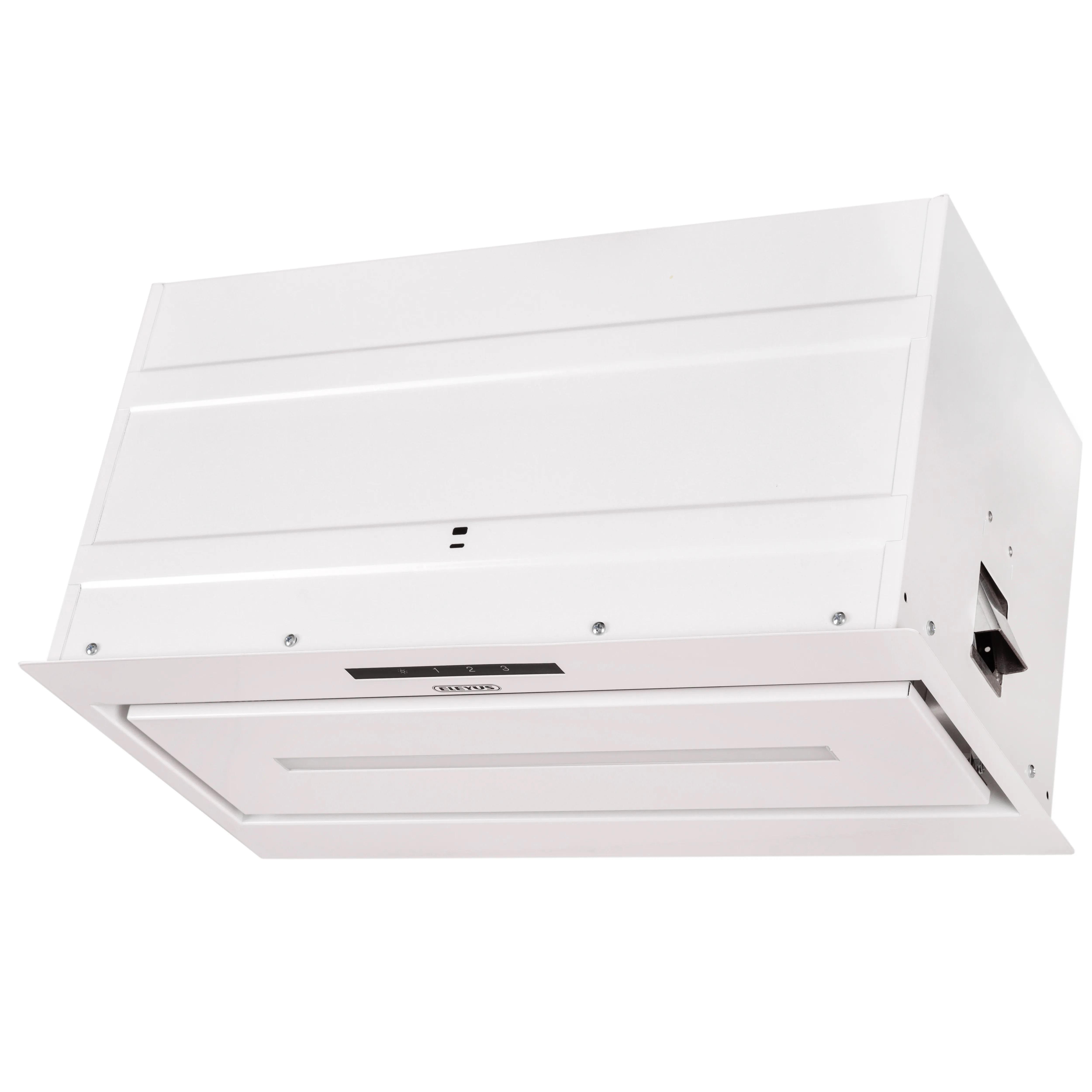 Вытяжка встроенная кухонная Eleyus BOXER 800 LED 52 WH сенсорная Белый