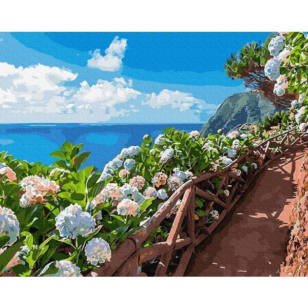 Картина по номерам Brushme GX34289 Пейзажная дорожка 40х50 см (1382311062)