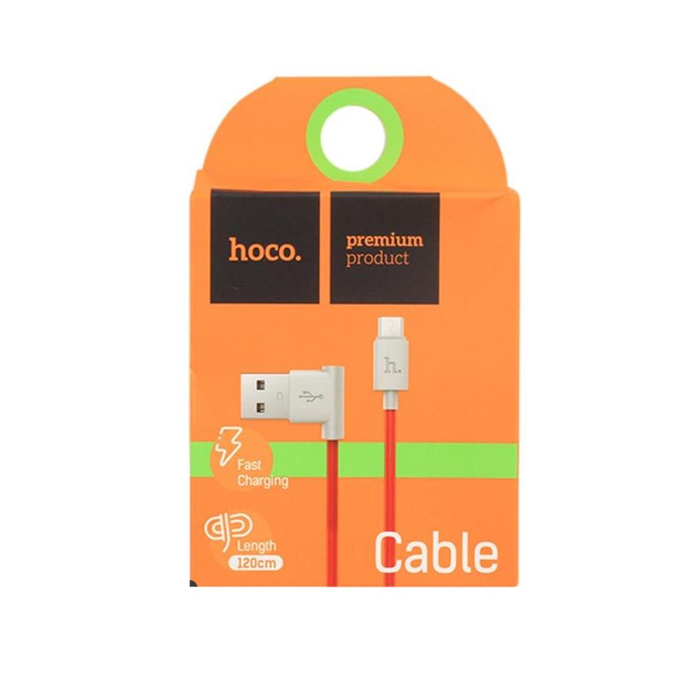 Кабель Hoco UPM10 L shape changing for micro USB Red - фото 2 Кабель Hoco UPM10 L shape changing for micro USB Red - фото 2