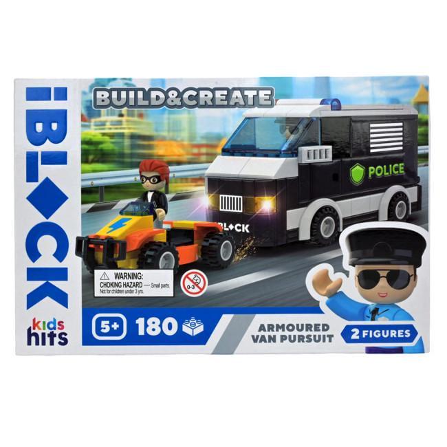 Конструктор пластиковый Iblock Build&create Преследование бронированного фургона 180 дет. 24x16x6 см (2523902607) Конструктор пластиковый Iblock Build&create Преследование бронированного фургона 180 дет. 24x16x6 см (2523902607)