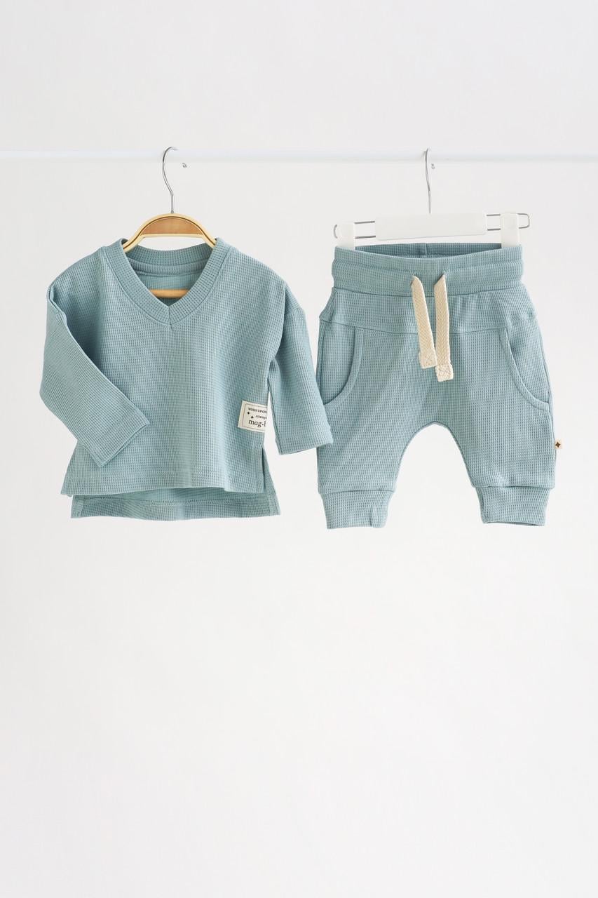 Костюм дитячий Mag Baby Marti 62 см 0-3 міс. Сизий (2115506686)