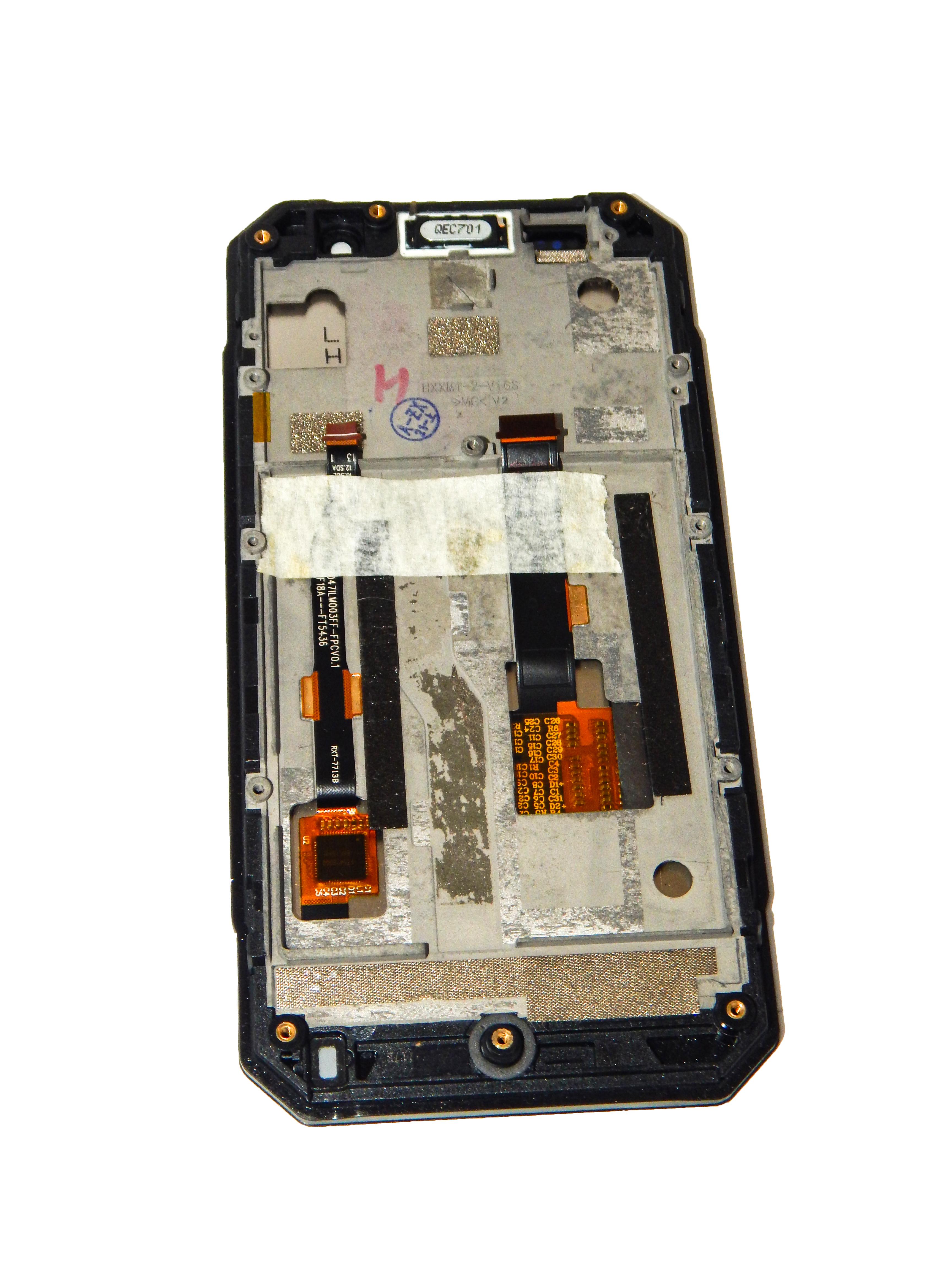 Модуль дисплей/сенсор Nomu S30 mini 047ILM0037FF-FPCV0,1 Black (000004954)