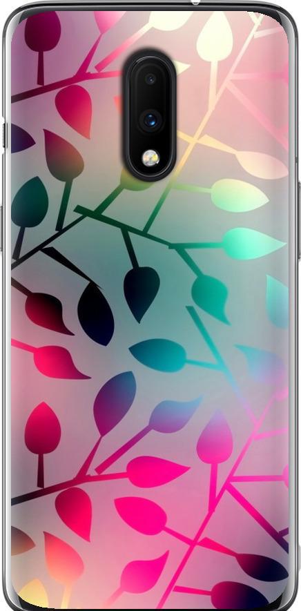 Чехол на OnePlus 7 Листья (2235t-1740-42517)