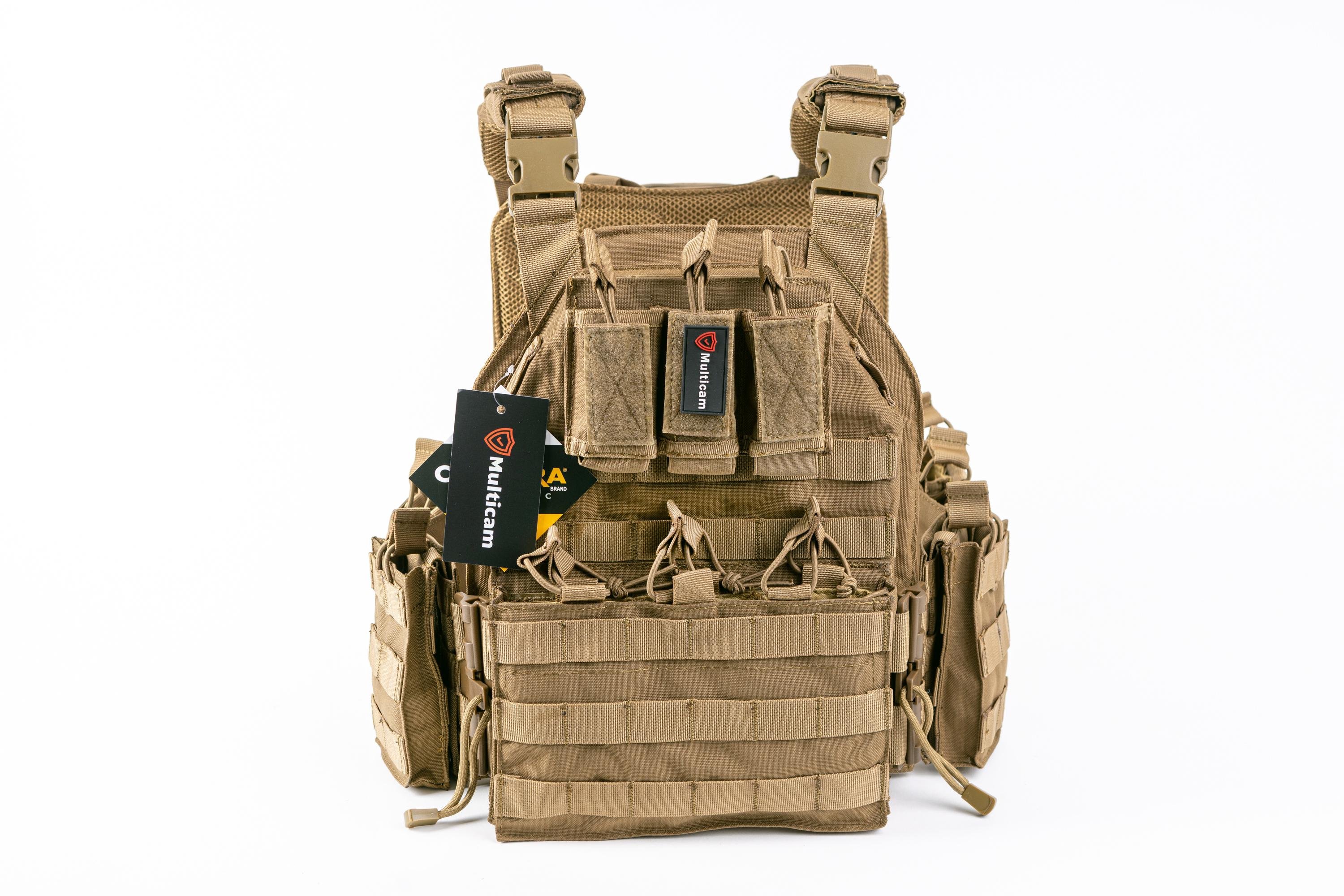 Плитоноска Multicam X350 MOLLE Cordura 1000D Пісочний (10070003) - фото 1