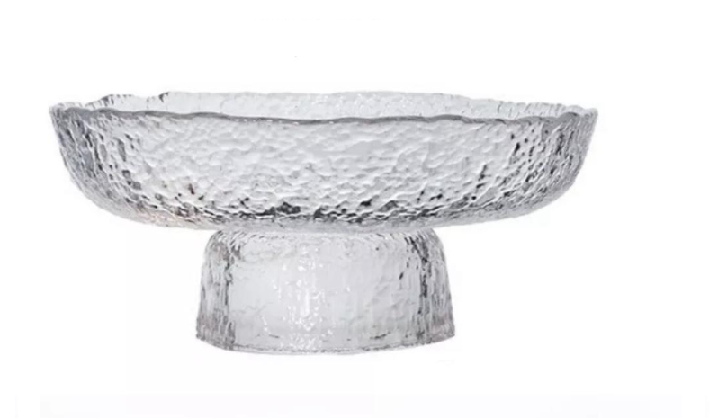 Блюдо стеклянное на ножке Симфония Ø 26,5 см (70106)