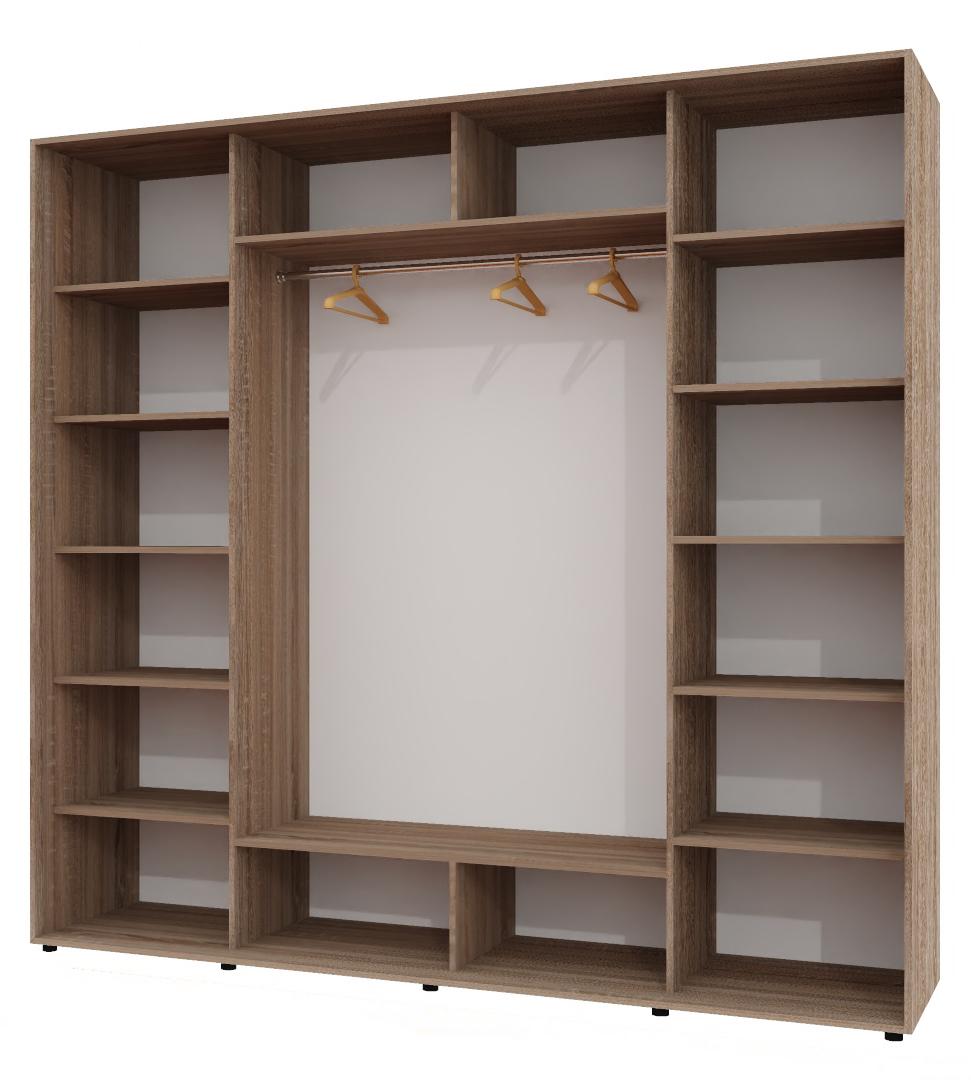 Корпус шкафа-купе Алекса ШК-05 250х60х240 см Дуб сонома трюфель Корпус шкафа-купе Алекса ШК-05 250х60х240 см Дуб сонома трюфель