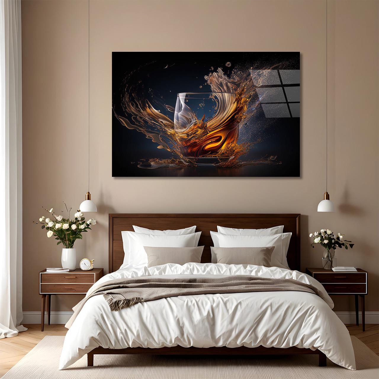 Картина на стекле NovellaPrint Брызги энергии 90х60 см (370.3)