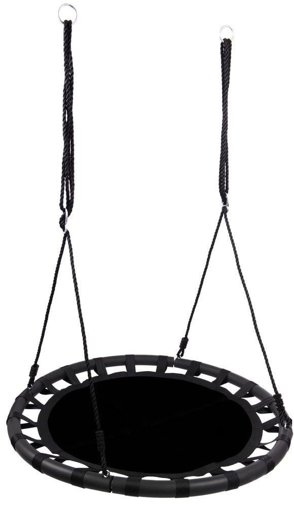 Качели подвесные детские Iso Trade 12029 Гнездо аиста Ø 100 см Черный (12029) Качели подвесные детские Iso Trade 12029 Гнездо аиста Ø 100 см Черный (12029)