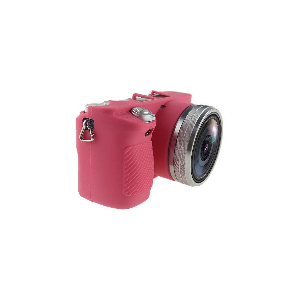 Чехол защитный силиконовый для фотоаппаратов Sony A6000 Красный