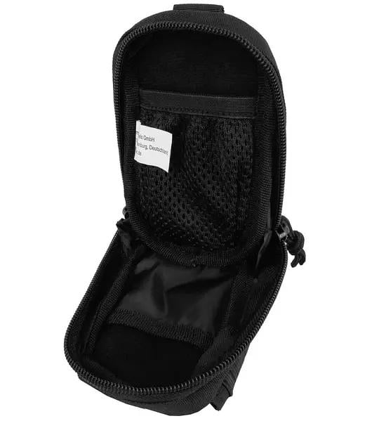 Подсумок Mil-Tec универсальный на пояс система крепления Molle 7х5х13 см Черный (13490502)