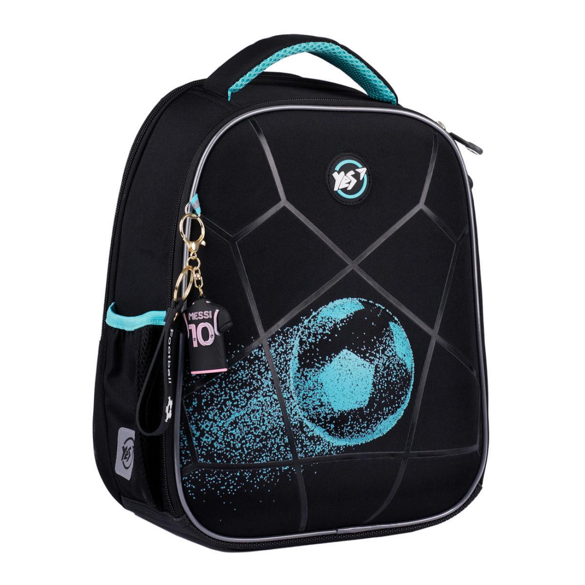 Рюкзак школьный YES My Ball 35x28x15 см 15 л Черный (559856)