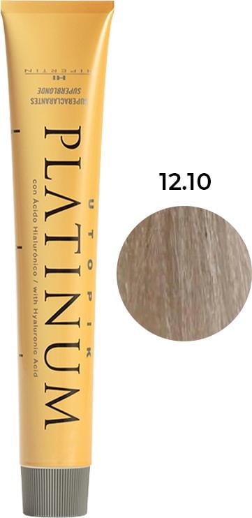 Крем-краска для волос Hipertin Platinum №12.10 Супер-блонд Пепельный 60 мл (29573654)