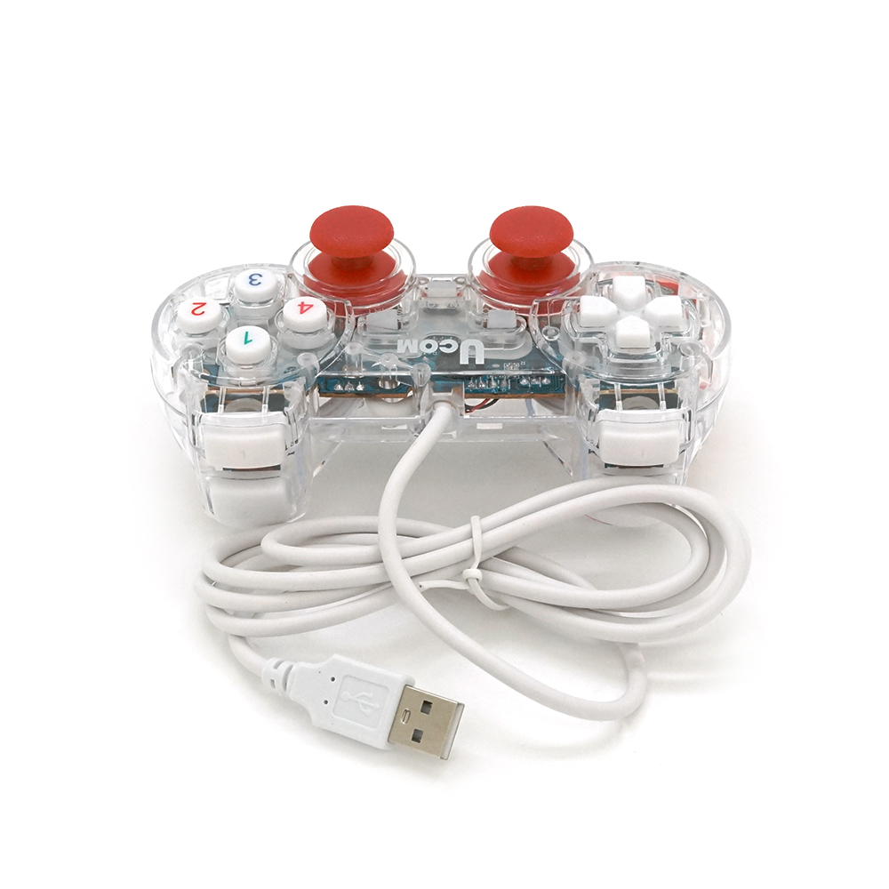 Геймпад Brazzers Energy Hub BR-Ucom USB 2.0 проводной для ПК прозрачный (26225097) - фото 2