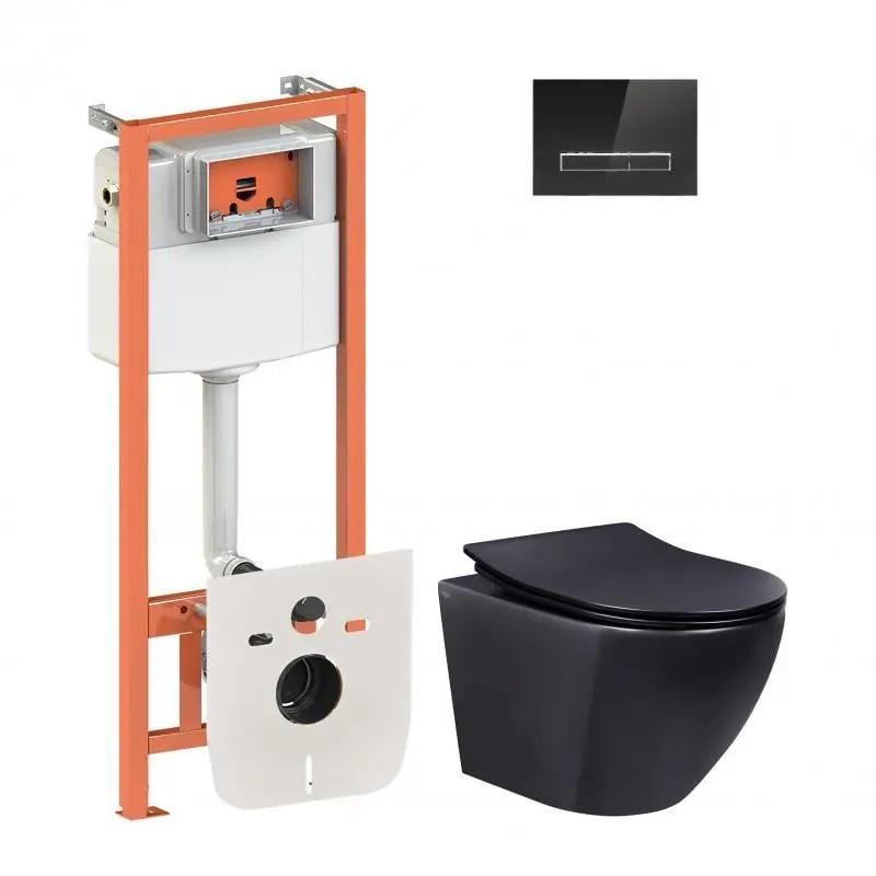 Комплект Qtap унітаз/інсталяція/клавіша Robin (1733837842)