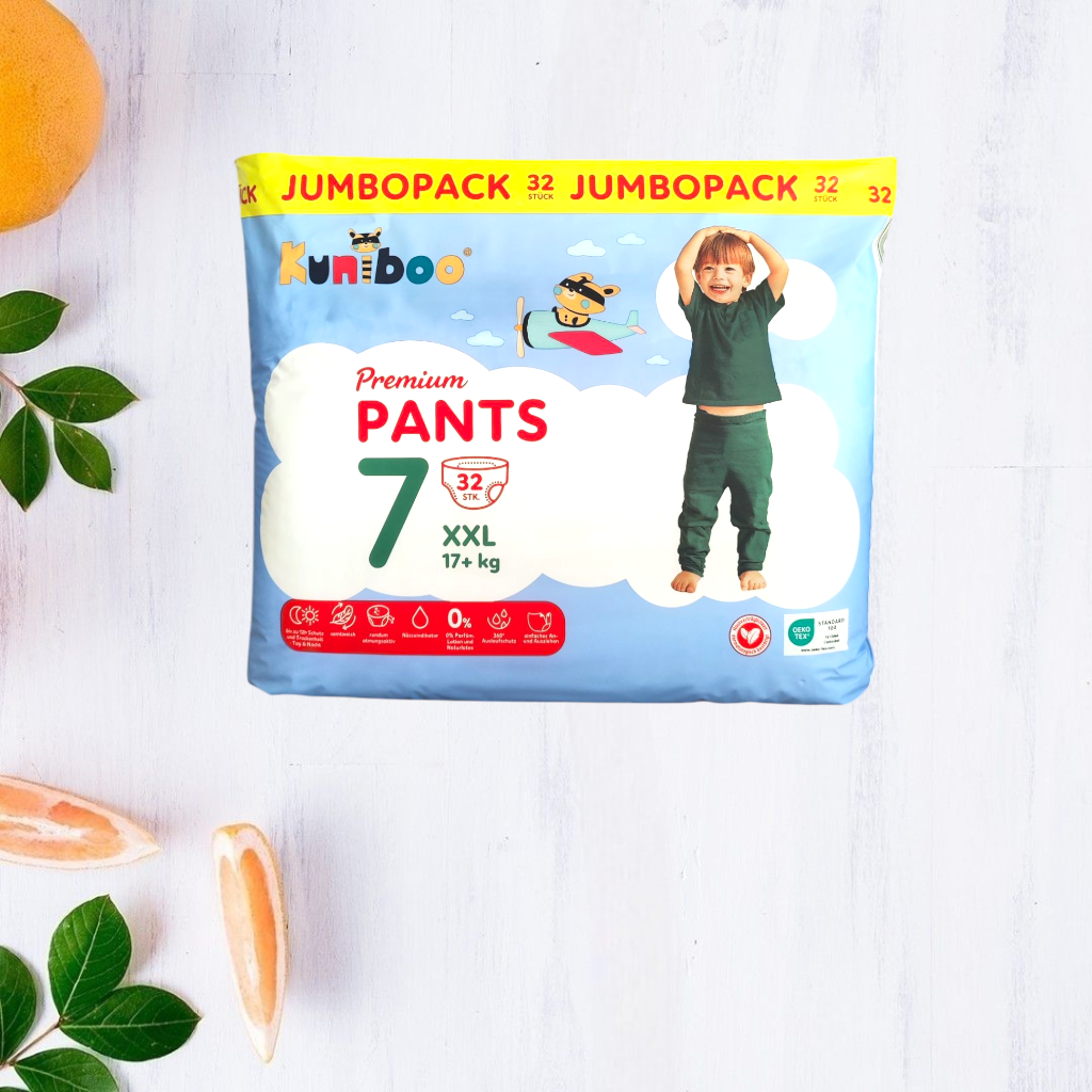 Підгузки-трусики Kuniboo Premium 7 17+ кг 32 шт..