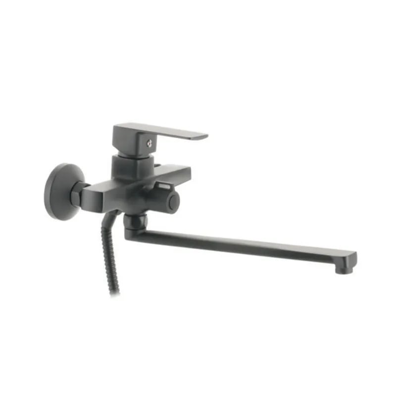 Змішувач для ванної кімнати Haiba KUBUS 006 Euro Graphite (HB4006)