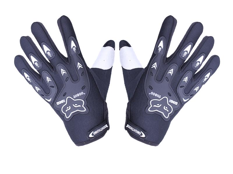 Моторукавички FOX YM888-5 XL поліепілен/поліестер FOX на липучці Чорний (2539)