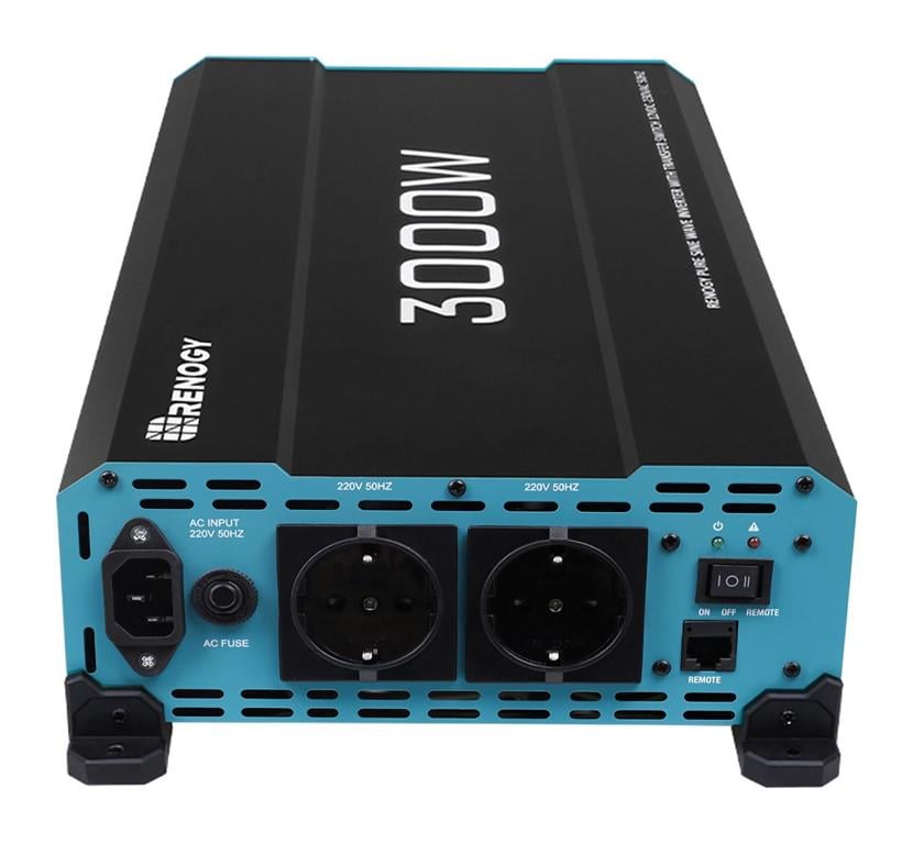 Инвертор полноценный синусоидальный RENOGY 3000 Вт - фото 4 Инвертор полноценный синусоидальный RENOGY 3000 Вт - фото 4