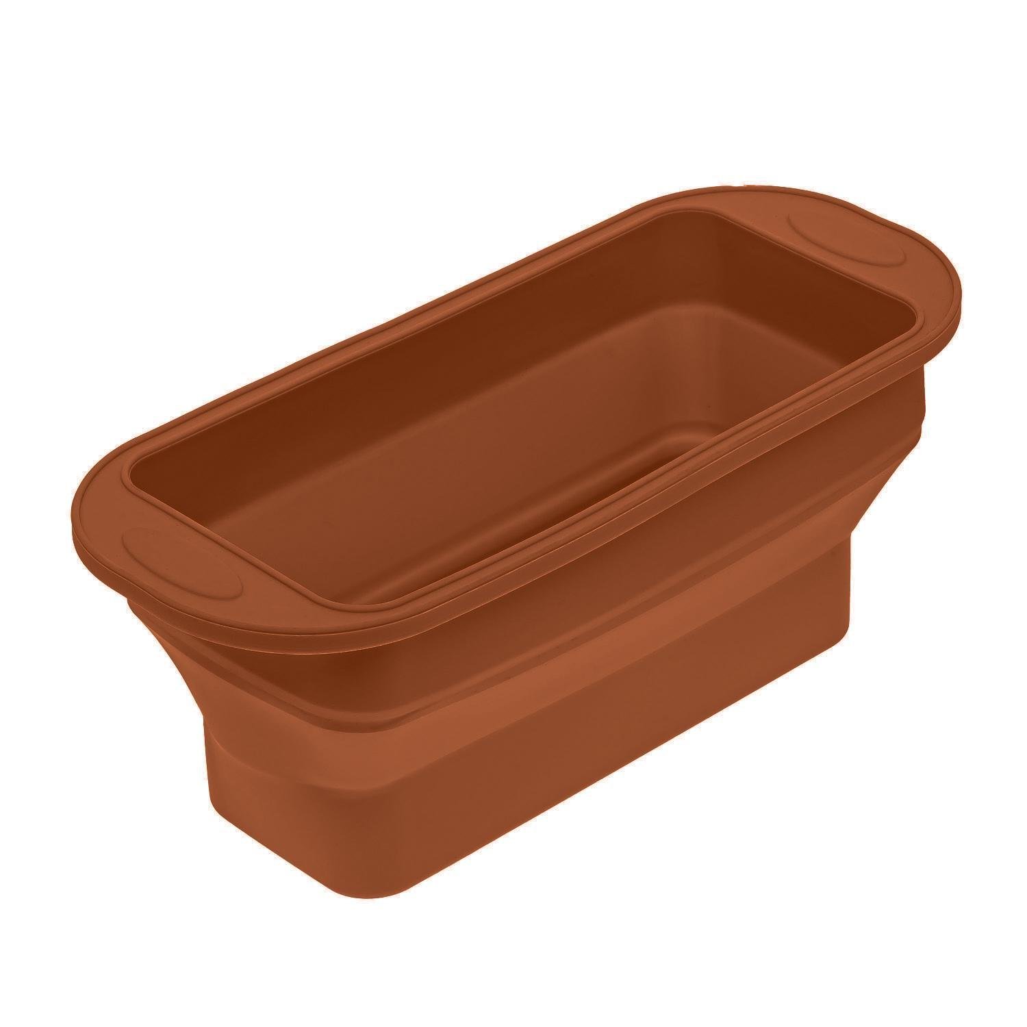Форма для выпекания хлеба силиконовая 29,5х12,3х11 см Коричневый (87150) Форма для выпекания хлеба силиконовая 29,5х12,3х11 см Коричневый (87150)