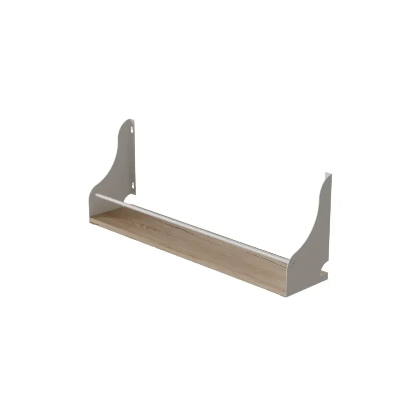 Полиця настінна Ferrum Decor Ізі ДСП/метал 260x500x150 мм Білий/Артізан (FRD-102913) Полиця настінна Ferrum Decor Ізі ДСП/метал 260x500x150 мм Білий/Артізан (FRD-102913)