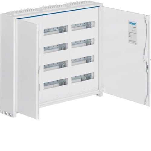 Распределительный щиток Hager FW 144 модуля 3х48 Univers IP44/II 650x800x161 мм (FWB43S)