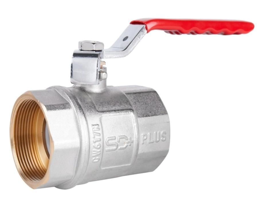 Кран шаровой Thermo Alliance Standart 2" ВВ прямой никель PN40 рычаг (SD600NW50PN40)