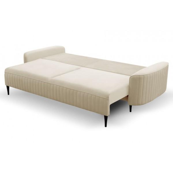 Диван раскладной Perfect Home Vena из натурального дерева/ДСП/ткани Velluto 2 Бежевый (49721) - фото 2 Диван раскладной Perfect Home Vena из натурального дерева/ДСП/ткани Velluto 2 Бежевый (49721) - фото 2