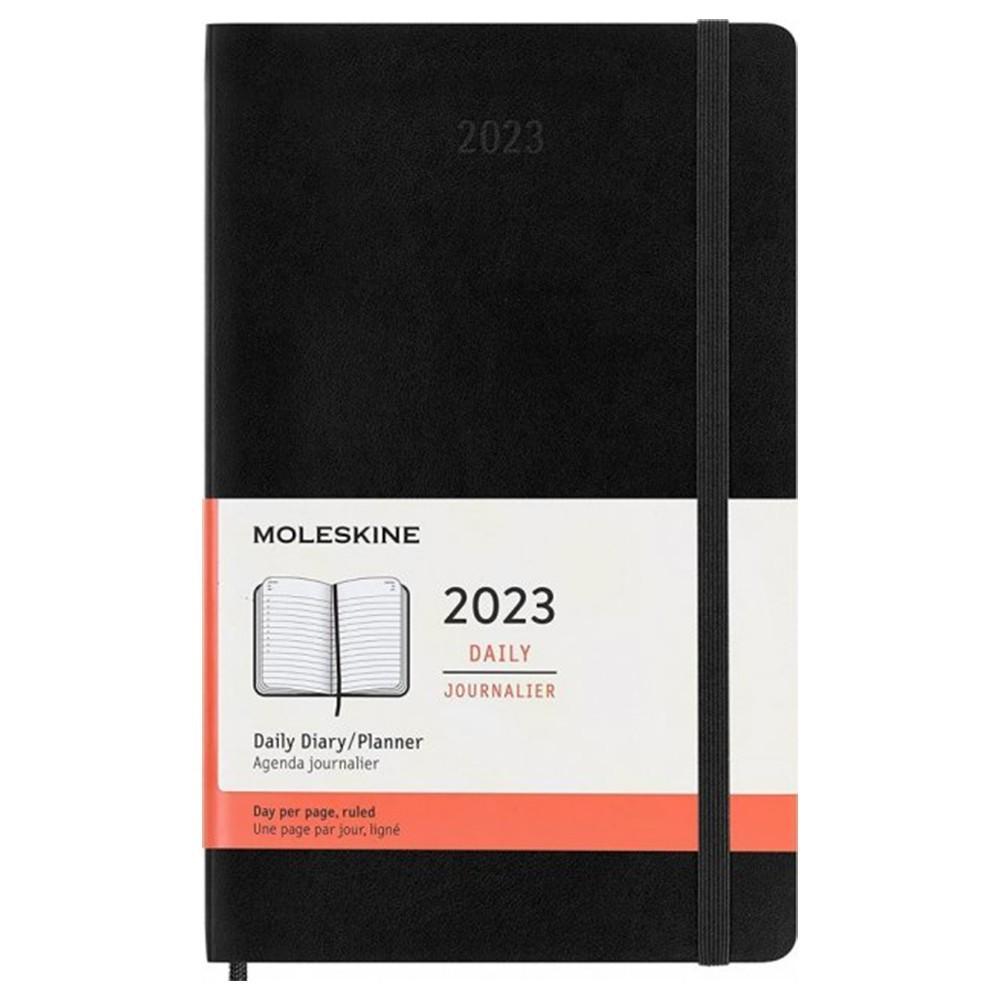Ежедневник Moleskine 2023 средний Черный (DHB12DC3Y23)