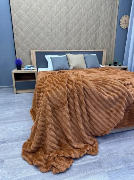 Покрывало велсофт Шарпей 200х230 см Терракотовый (87-107) - фото 7 Покрывало велсофт Шарпей 200х230 см Терракотовый (87-107) - фото 7