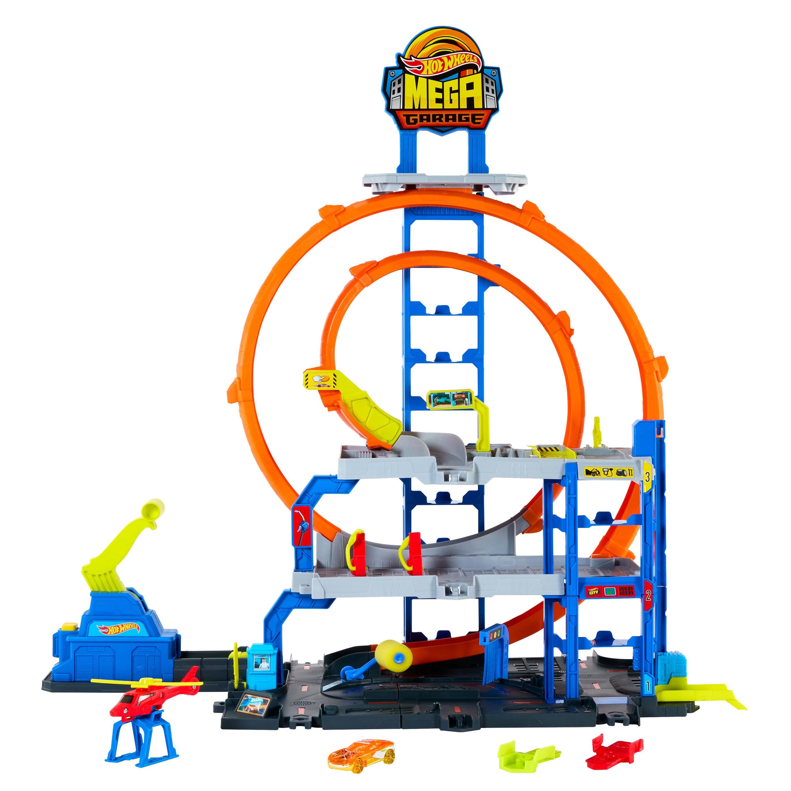 Игровой набор Hot Wheels City Гараж с мега петлей (JBM74) JBM74