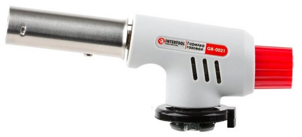 Горелка газовая пьезозажигание на регуляторе Intertool