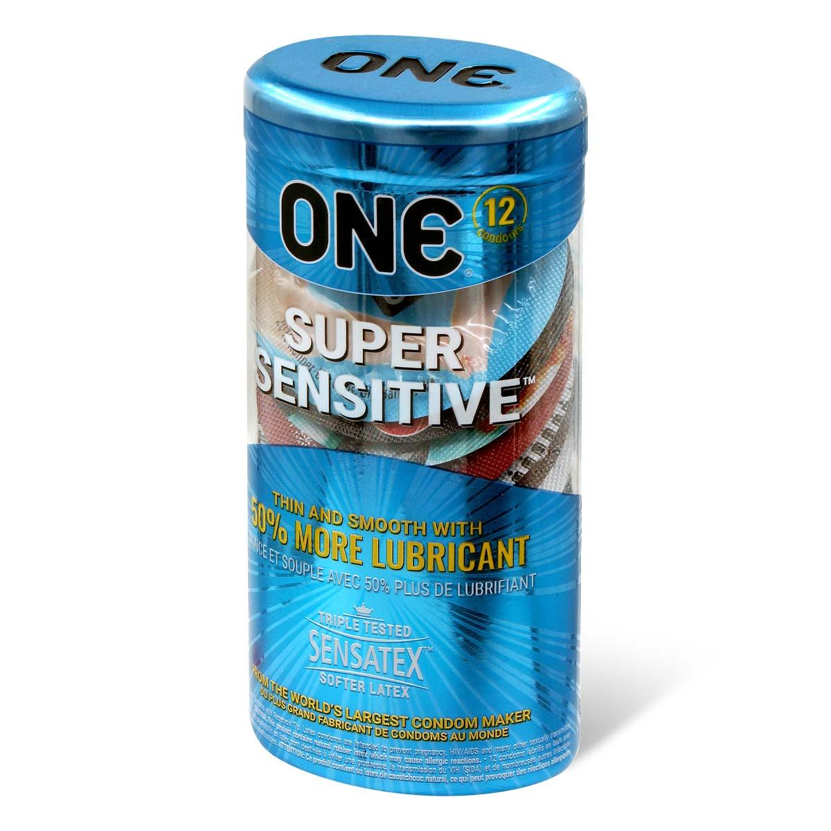 Набор ультратонких презервативов ONE Super Sensitive 12 шт. (ONE112049)
