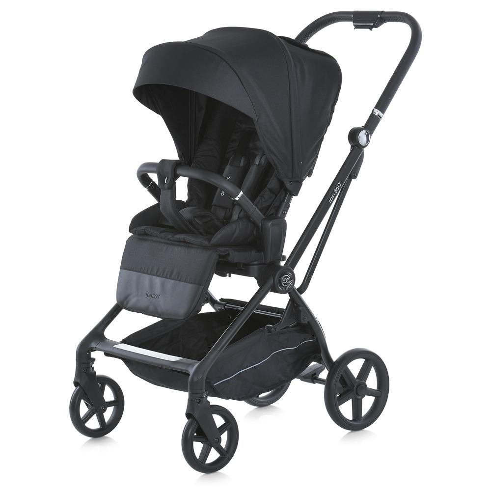 Коляска детская прогулочная El Camino SPIN 360 Black (ME 1138) - фото 2