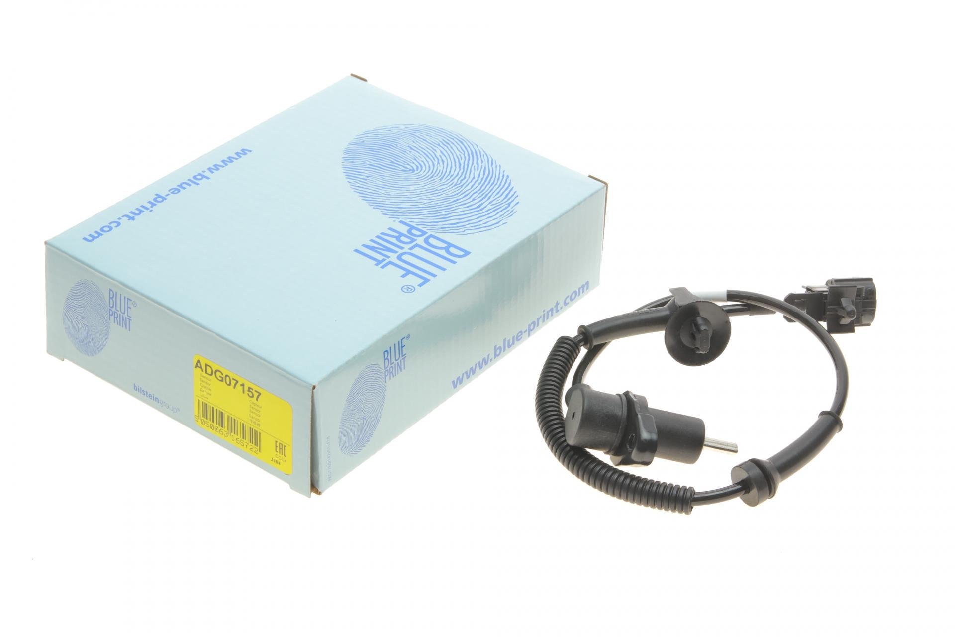 Датчик ABS BLUE PRINT частоти обертання колеса задній Chevrolet Aveo 03-11 L (ADG07157)