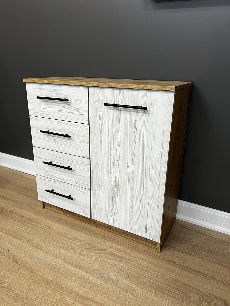 Комод Стандарт 4+1 800х792х350 мм Дуб Аппалачі/Аляска - фото 7 Комод Стандарт 4+1 800х792х350 мм Дуб Аппалачі/Аляска - фото 7