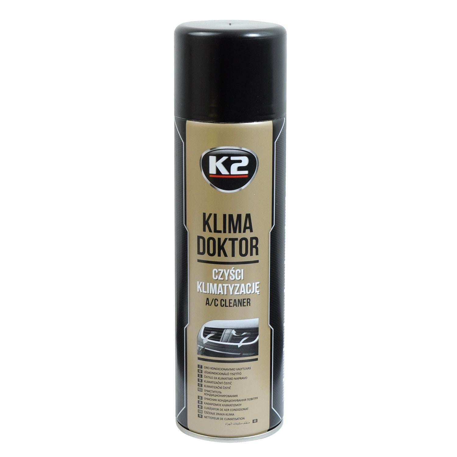 Очищувач автокондиціонера спрей K2 W100 Klima Doctor 500 мл (365163)