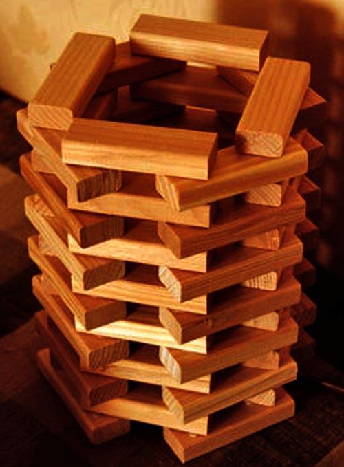 Светильник настольный из дерева Монтгомери Сиена (НСС-003105)