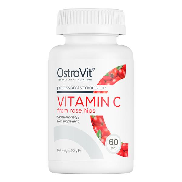 Витамины OstroVit Vitamin C from rose hips 60 таблеток (OSV-00354)