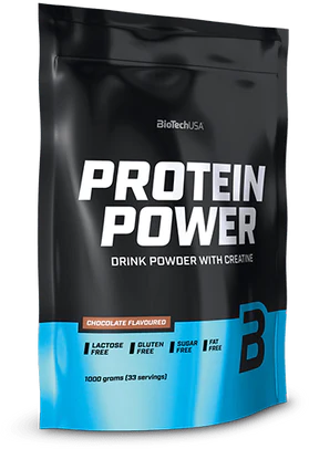 Протеин BioTechUSA Protein Power 1000 g 33 servings Chocolate - фото 2