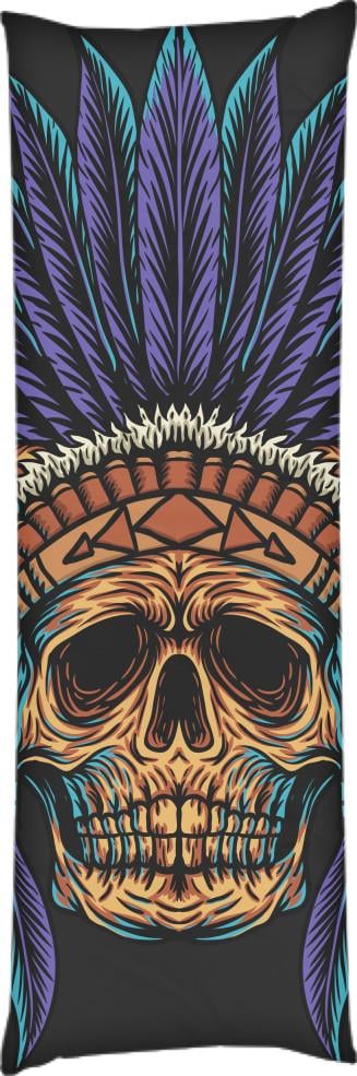 Подушка дакимакура Indian Skull 40x100 см (13549519) Подушка дакимакура Indian Skull 40x100 см (13549519)