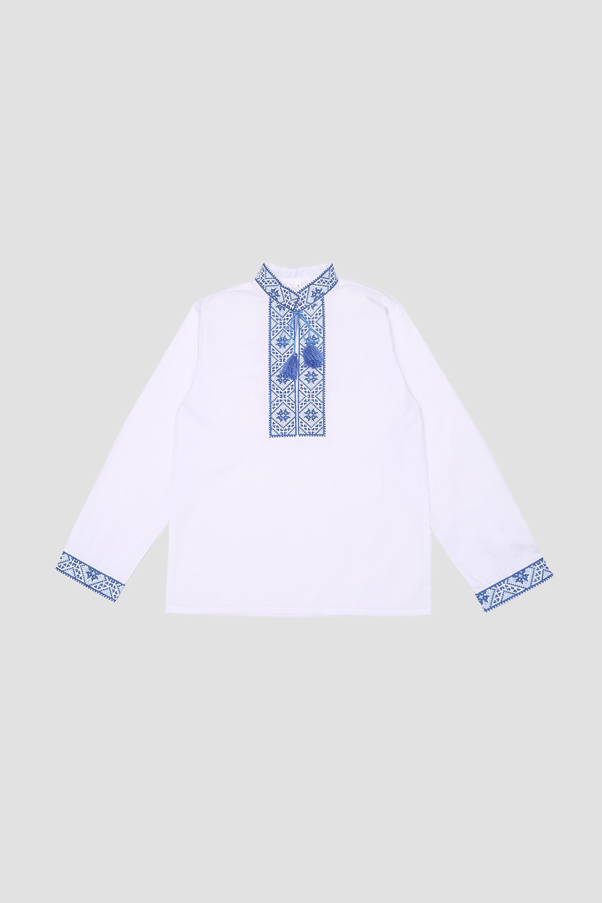 Вышиванка на мальчика ЦБ-00104358 128 см Синий (SKT000448361)