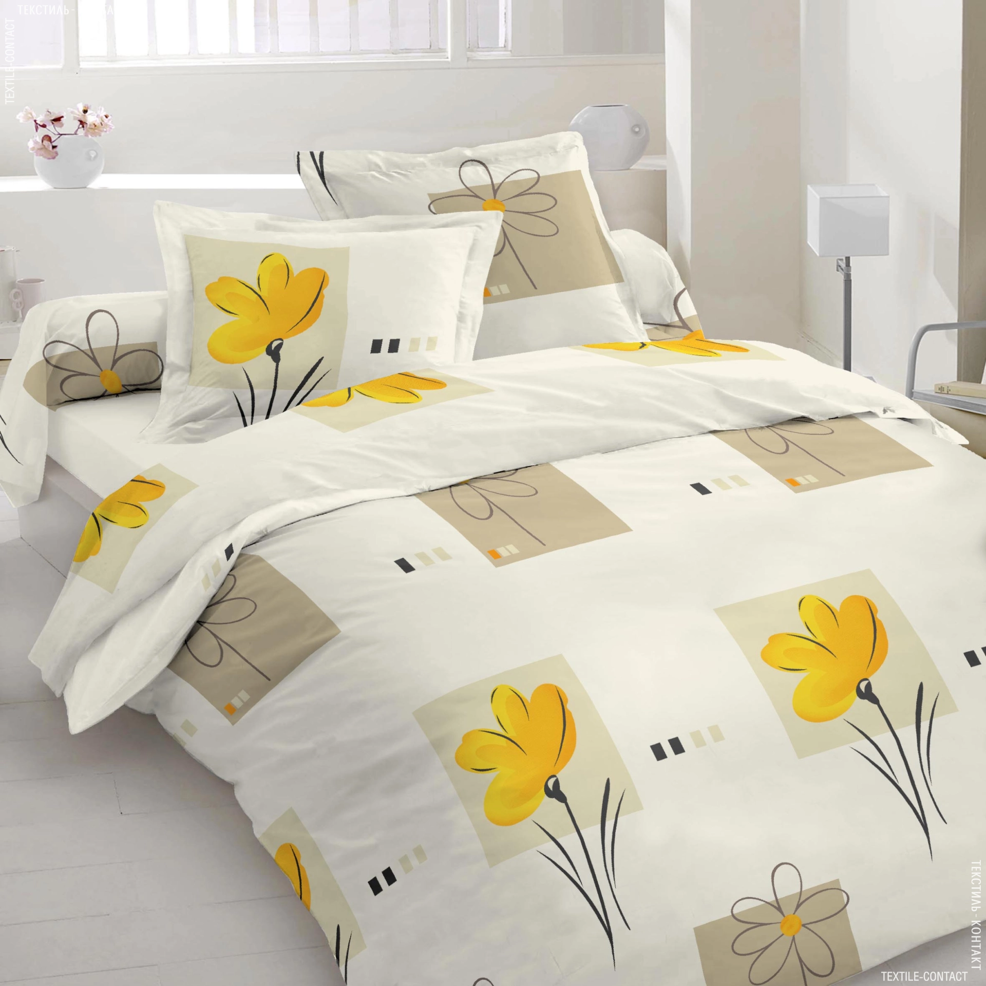 Комплект постельного белья Vital Textile Голд Люкс бязь полуторный 150х220 см (BL1.5-810)